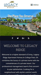 Mobile Screenshot of legacyridgeatl.com